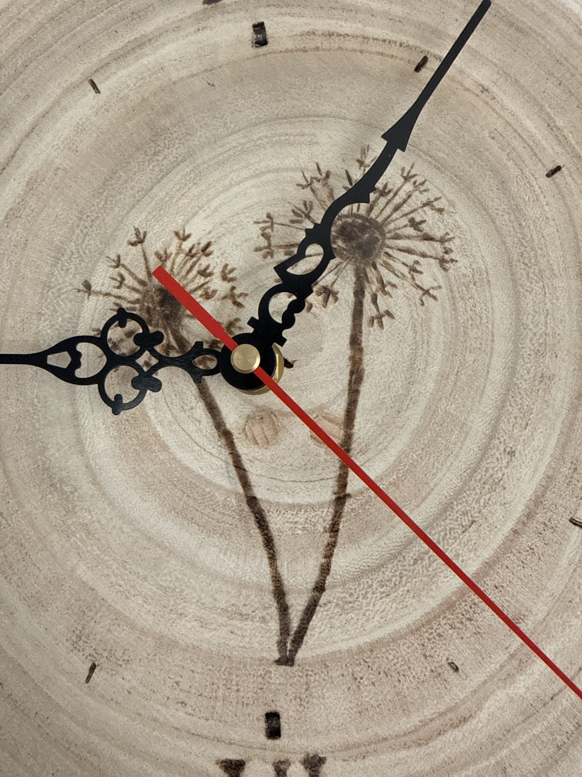 Baumscheibenuhr Pusteblume – Bild 2