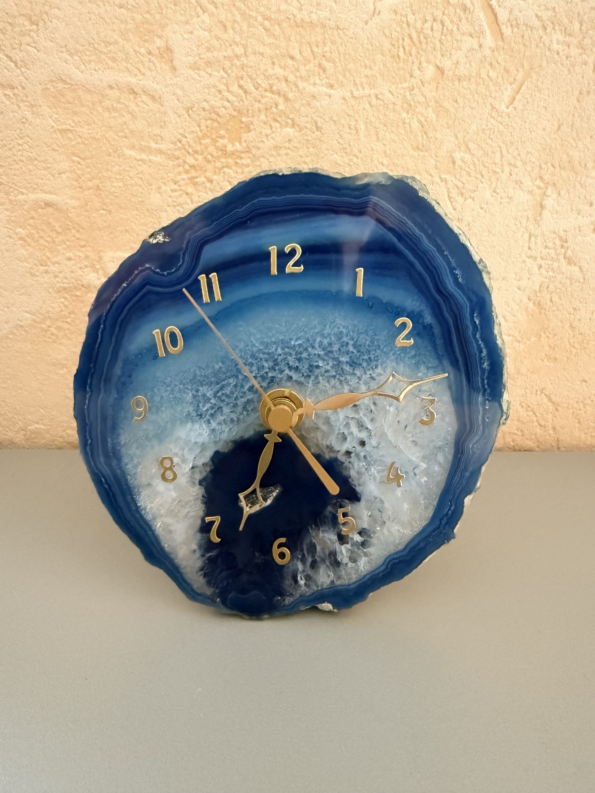 Achatscheiben Uhr